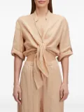 Sundek tie-front top - Neutrals