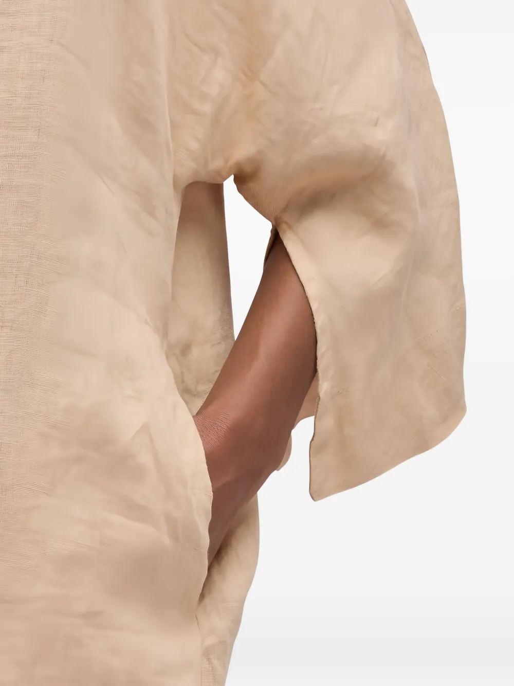 Sundek Tie-neck Tunic In Neutral