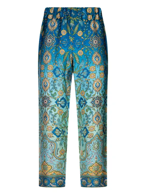 PANTAMOLLE paisley-print drawstring trousers