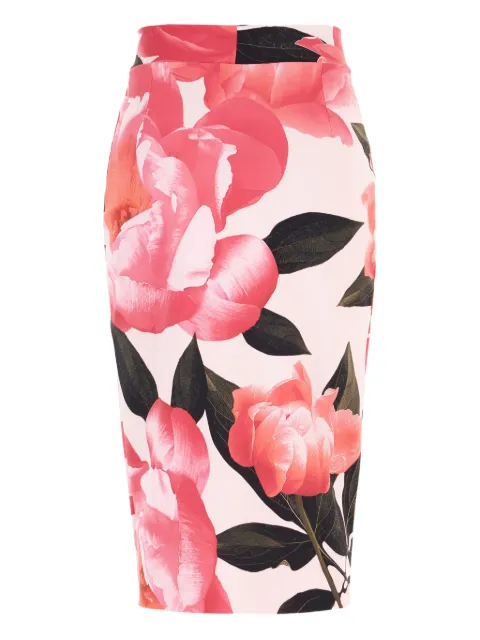 CHIARA BONI La Petite Robe peony-print midi skirt