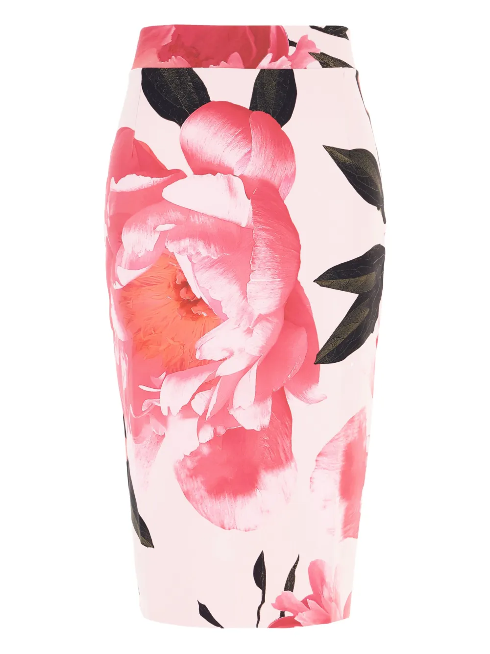 CHIARA BONI La Petite Robe peony-print midi skirt - Roze