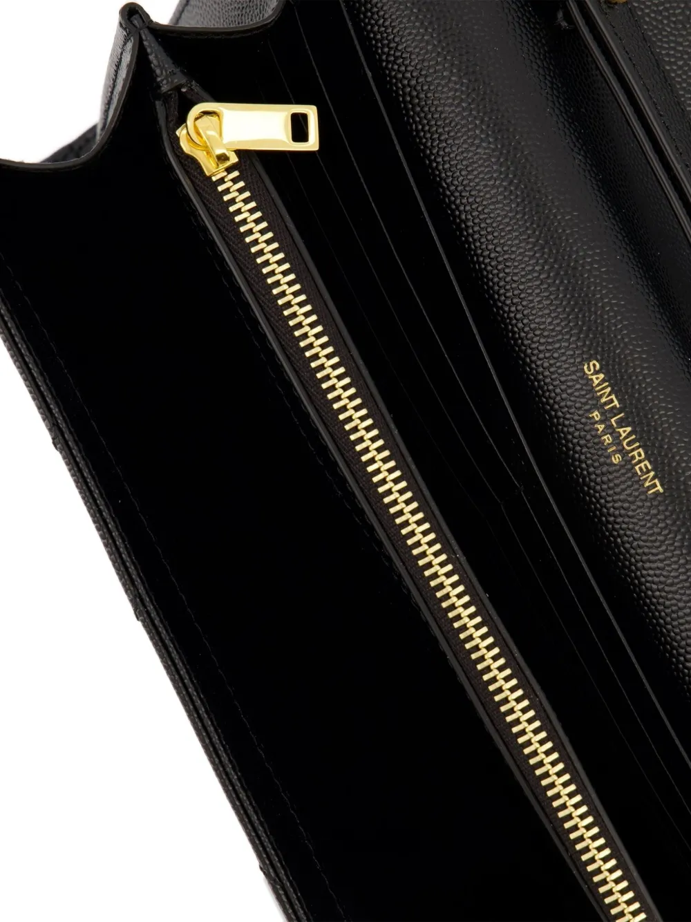 Saint Laurent Cassandre Quilted Shoulder Bag In Black