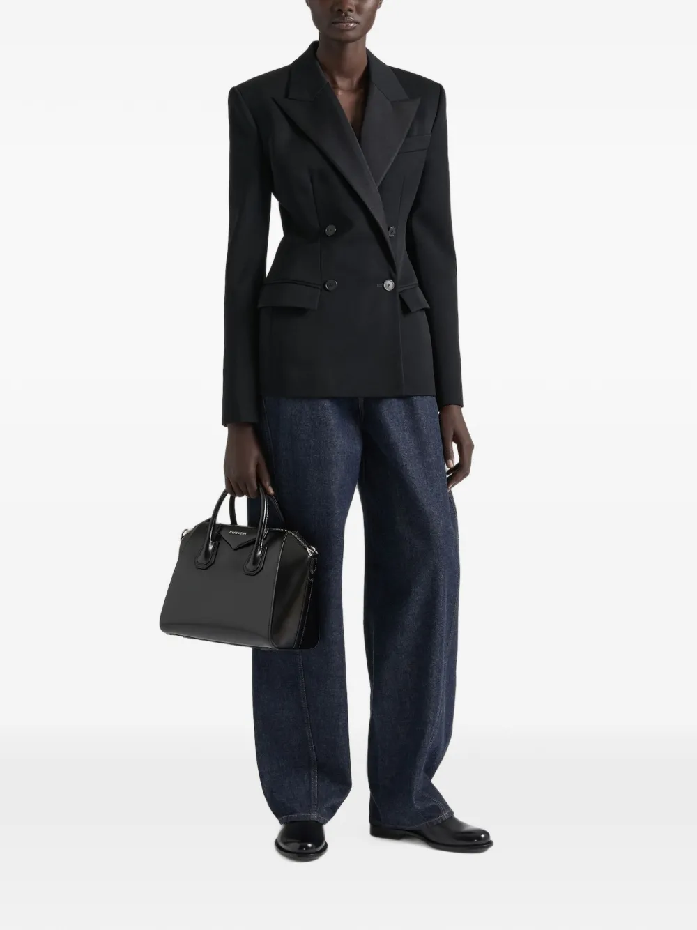 Givenchy Kleine Antigona leren tas Zwart