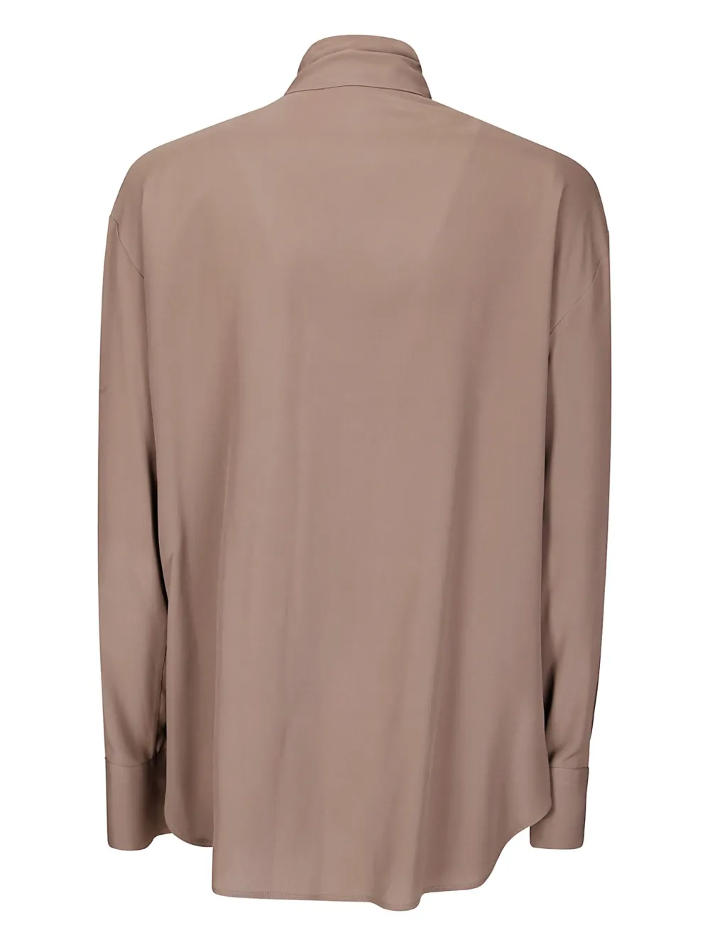 Alberto Biani tie-neck shirt Beige