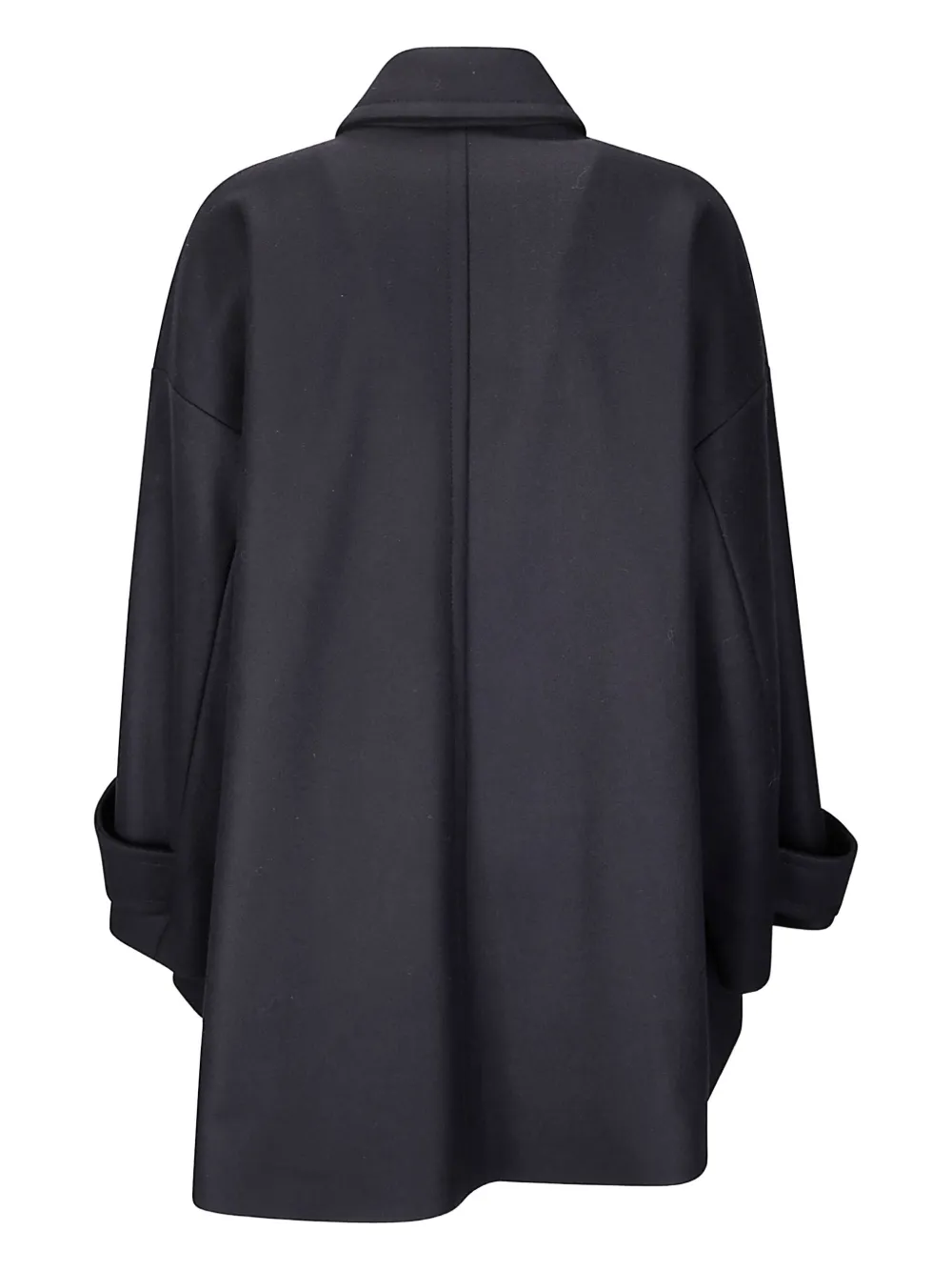Alberto Biani double-breasted coat Zwart
