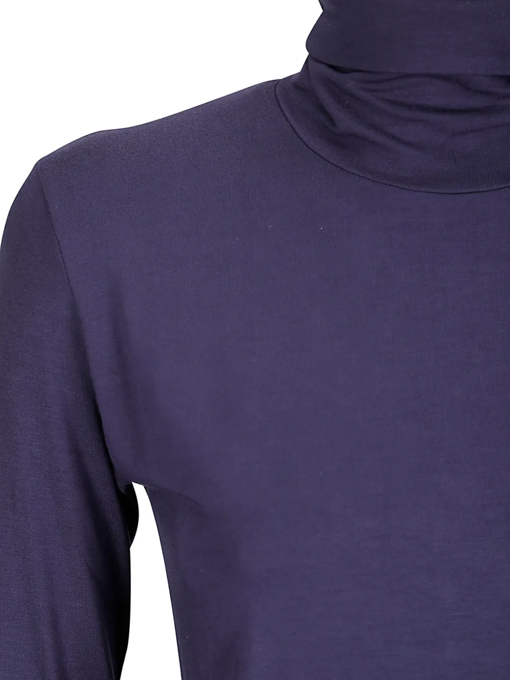 Hira Turtleneck Long-sleeve Top In Blue