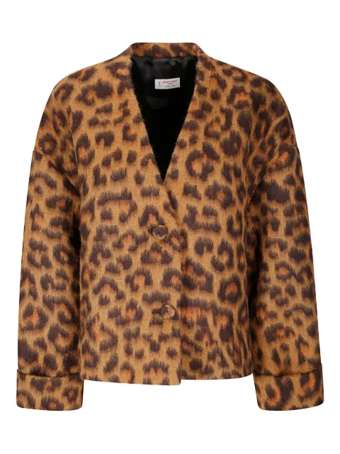 Alberto Biani leopard-print button jacket