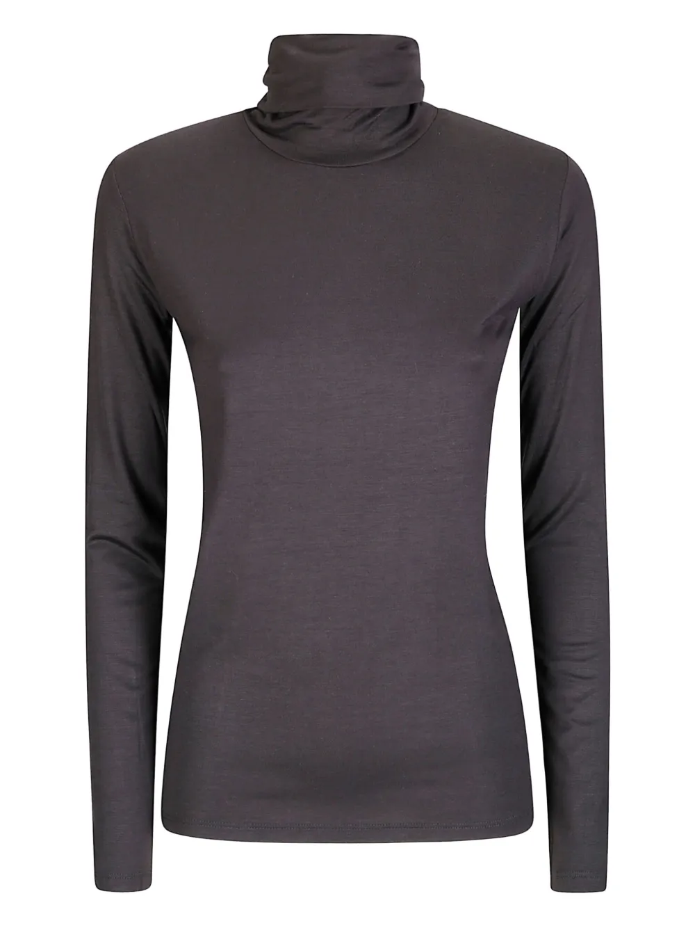 HIRA turtleneck long-sleeve T-shirt | Black | Image 1