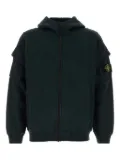 Stone Island zip-up cotton hoodie - Black