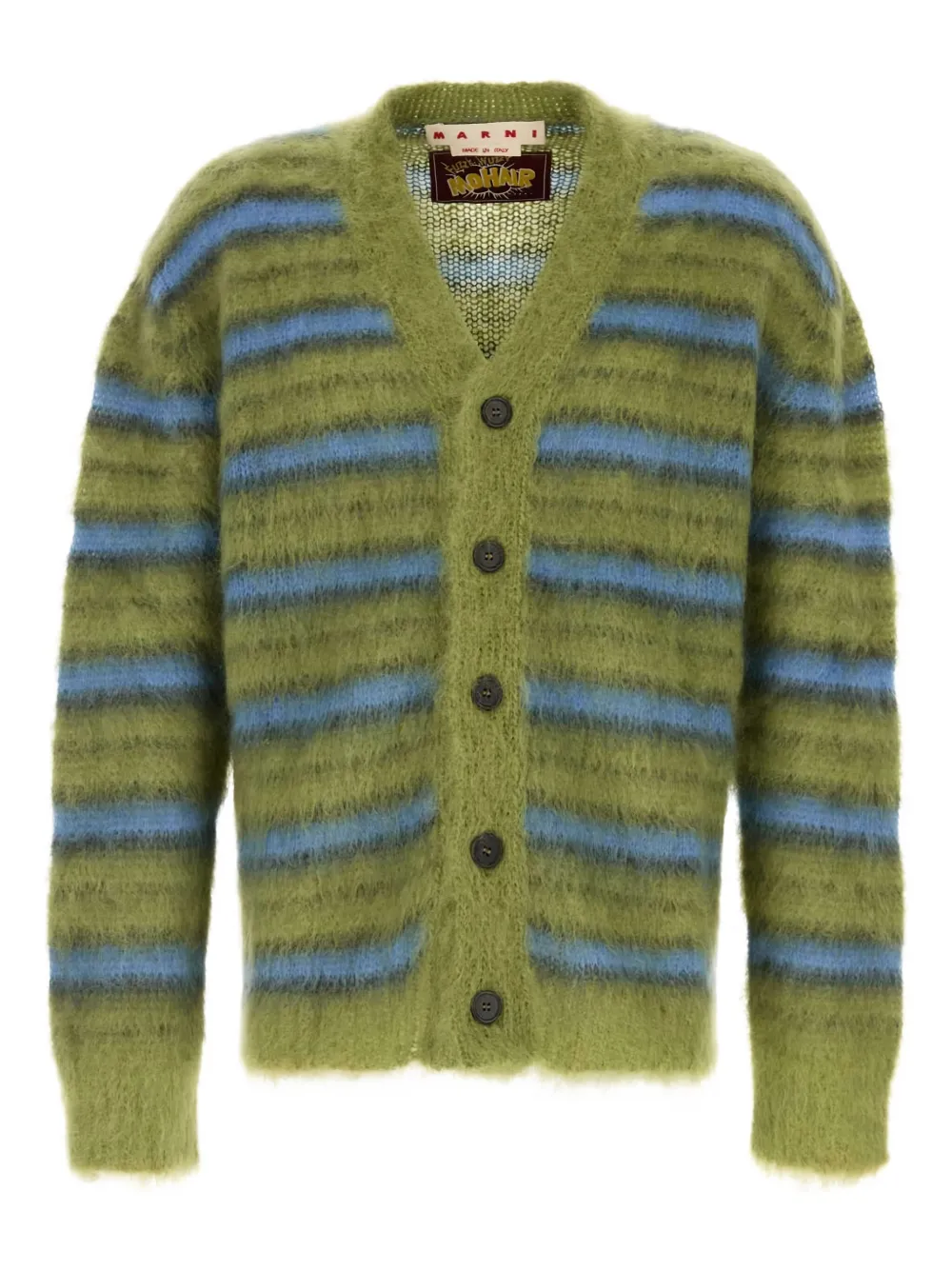 Marni Gestreept vest Groen