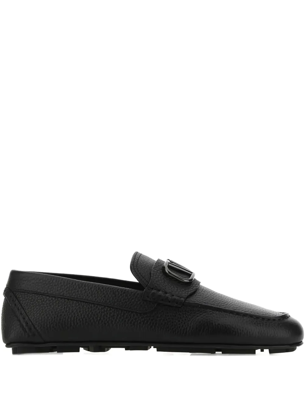 Valentino Garavani leather loafers 0NO|0NO