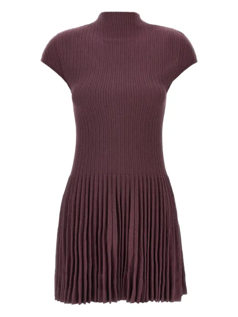 Magda Butrym ribbed pleated mini dress