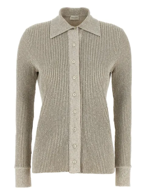 Magda Butrym Marled ribbed-knit cardigan