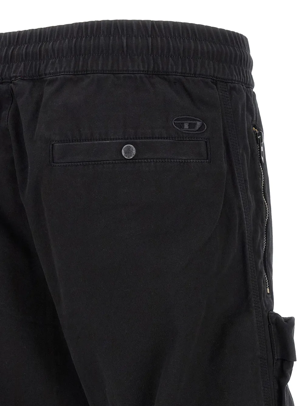 Diesel P-Danzel cargo straight-leg trousers Zwart