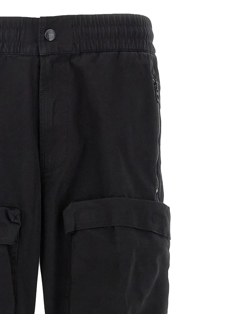 Diesel P-Danzel cargo straight-leg trousers Zwart