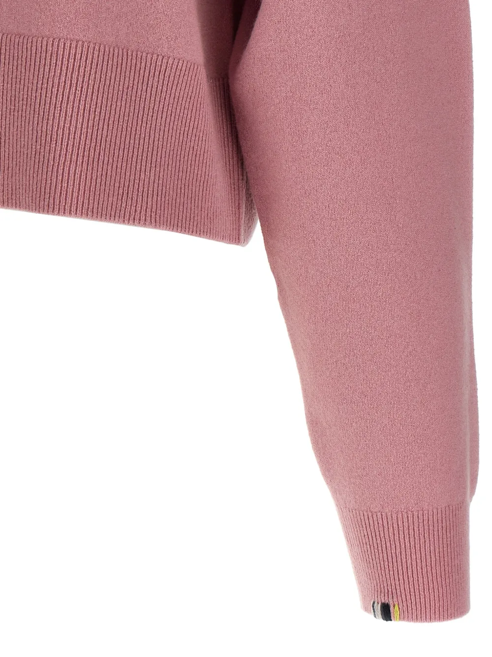 extreme cashmere Vest met ronde hals en manchetten Roze