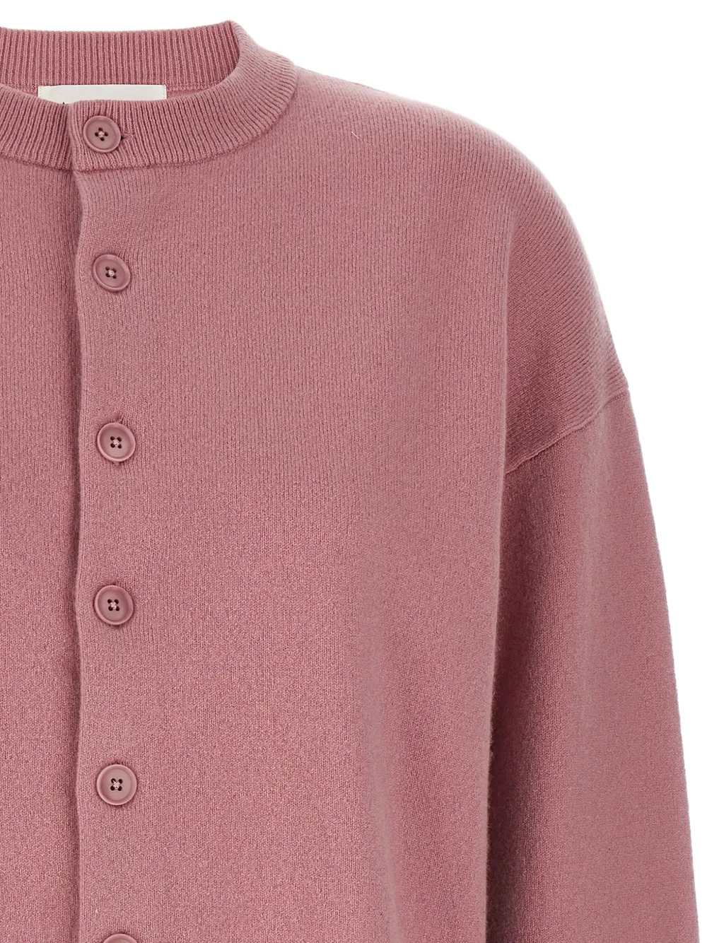 extreme cashmere Vest met ronde hals en manchetten Roze