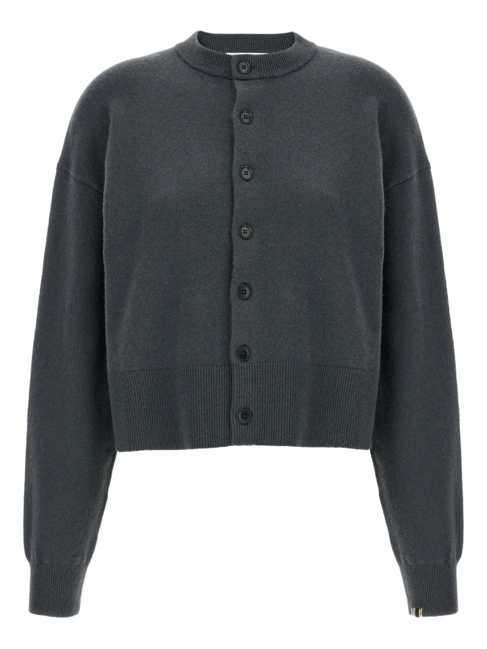Extreme cashmere button-cuffed cardigan Grijs