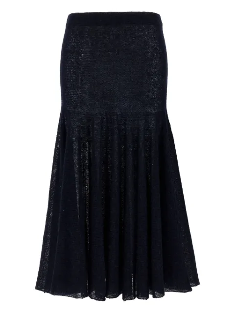 Magda Butrym elastic-waistband flared midi skirt