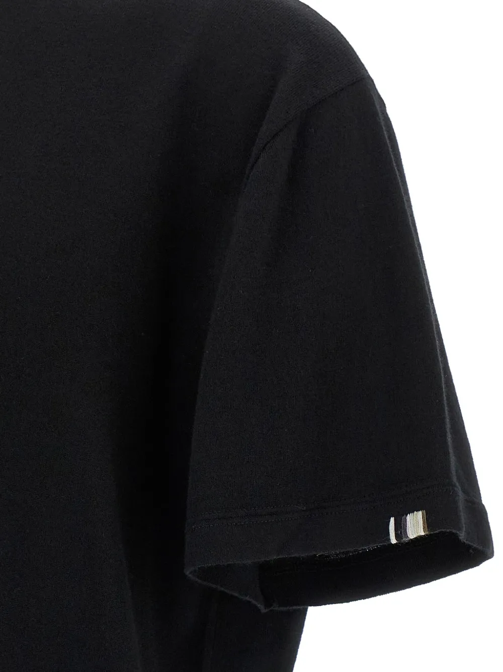 extreme cashmere n°269 Rik T-shirt met ronde hals en korte mouwen Zwart