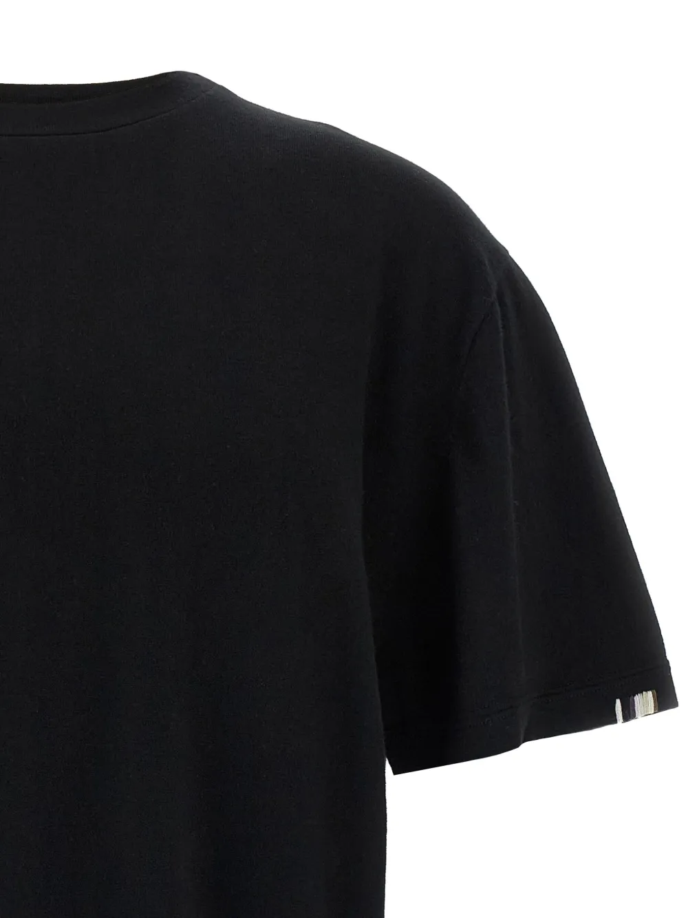 extreme cashmere n°269 Rik T-shirt met ronde hals en korte mouwen Zwart