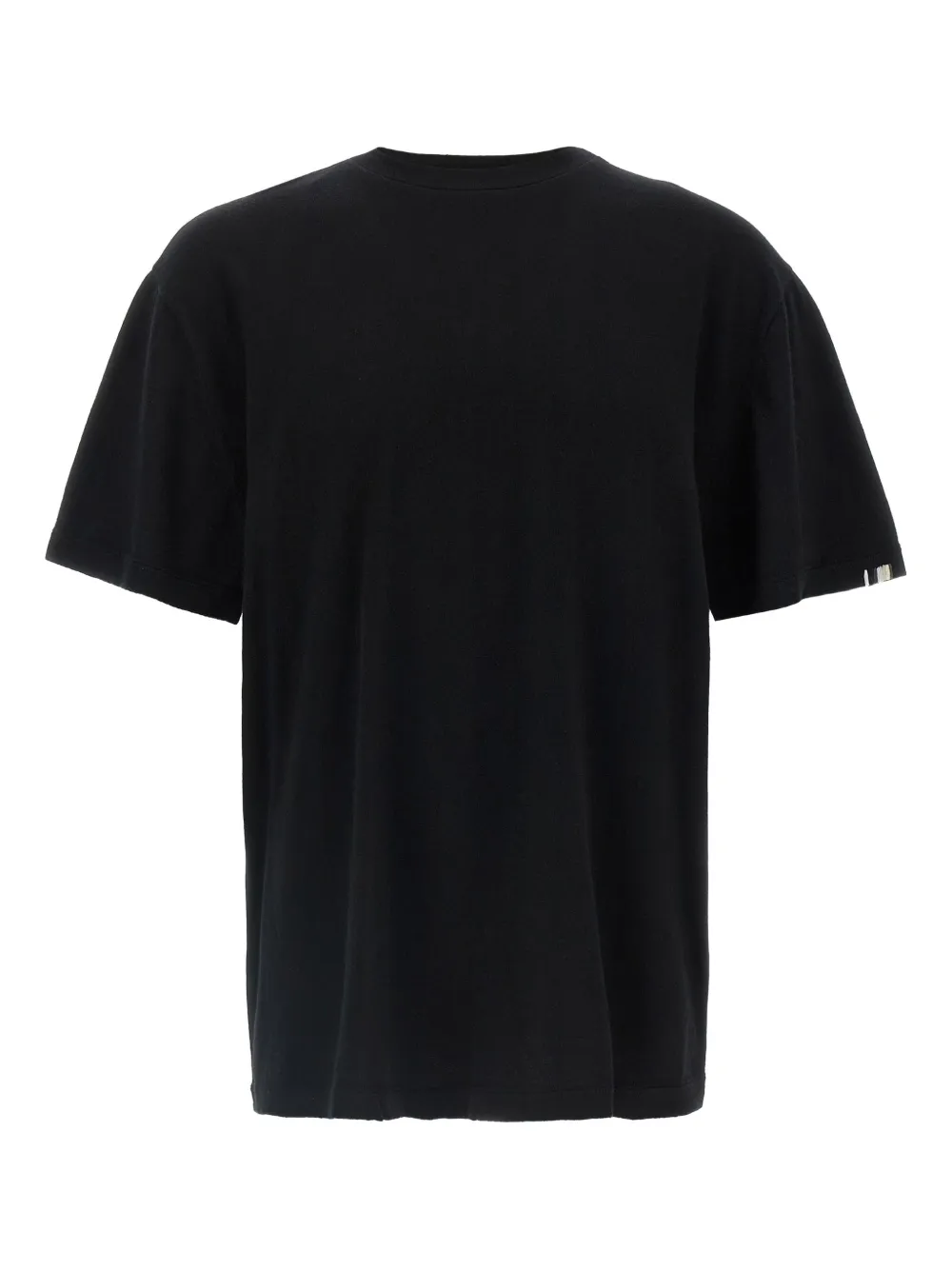 Extreme cashmere n°269 Rik crew-neck short-sleeve T-shirt Zwart