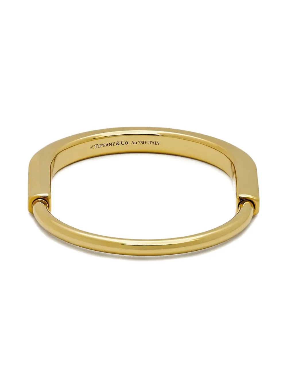 Tiffany & Co. Lock ブレスレット M 18Kイエローゴールド | ゴールド