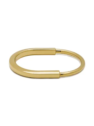 Tiffany & Co. Lock ブレスレット M 18Kイエローゴールド | ゴールド