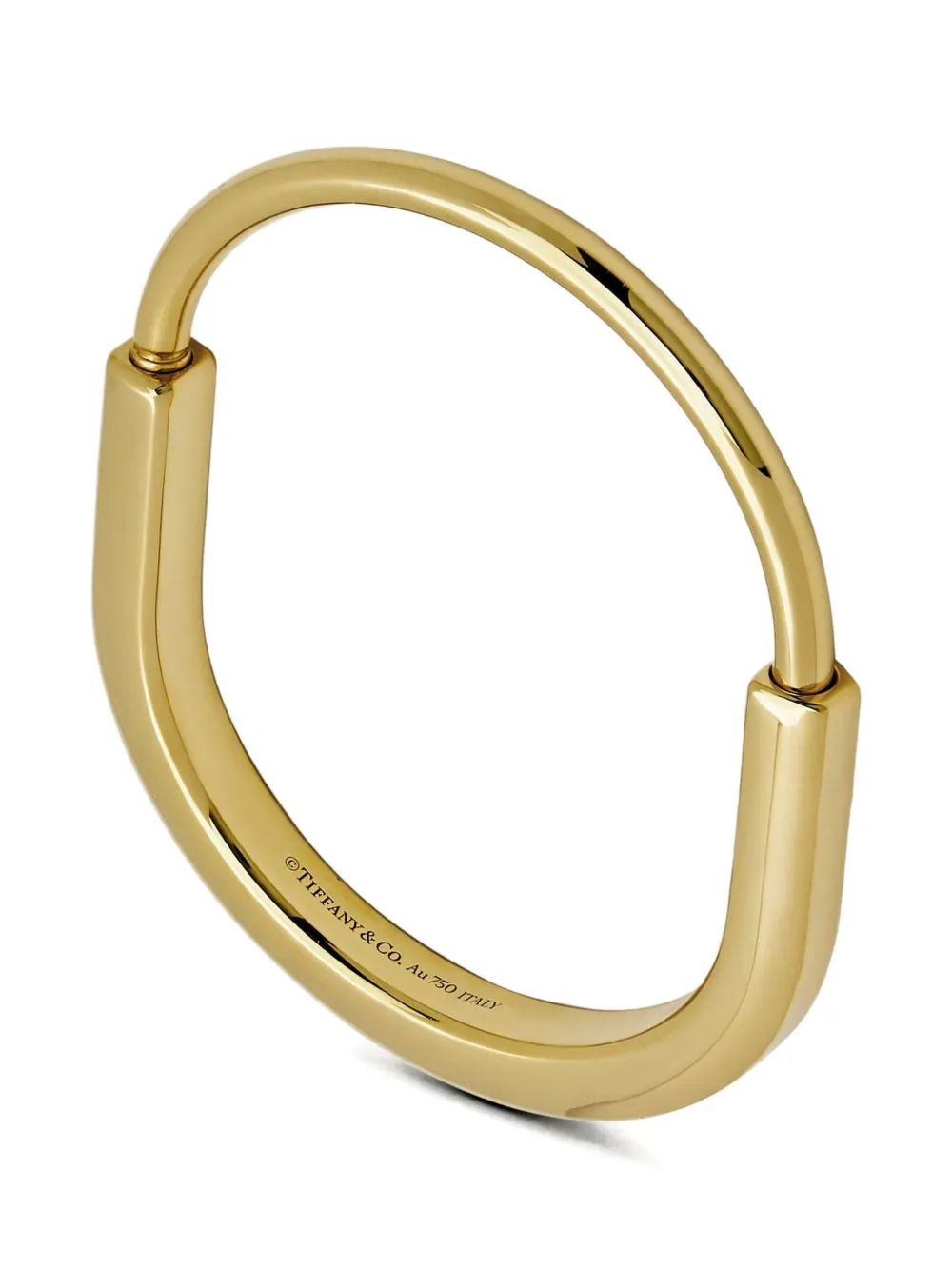 Tiffany & Co. Lock ブレスレット M 18Kイエローゴールド | ゴールド