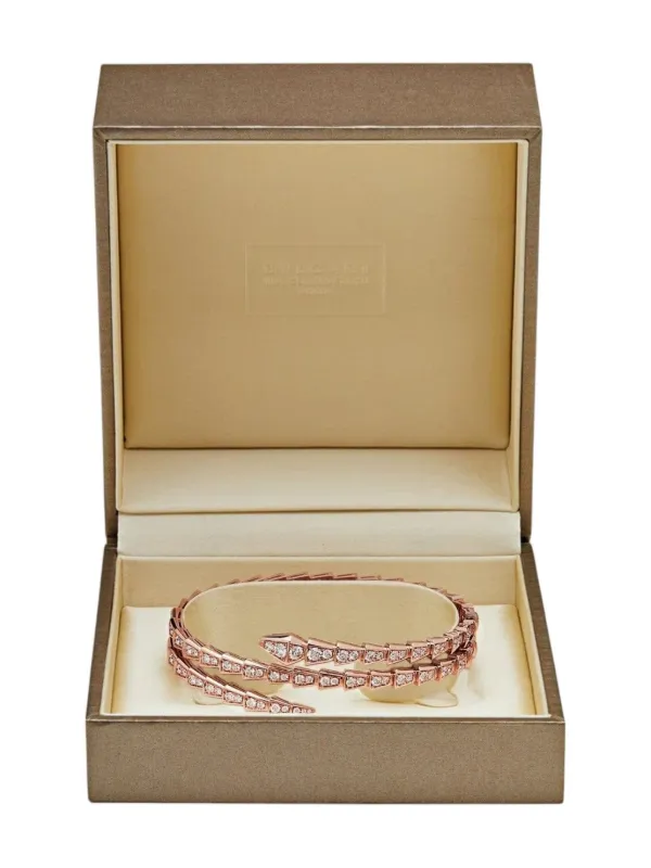 Bvlgari セルペンティ ヴァイパー ダイヤモンド ブレスレット 18K