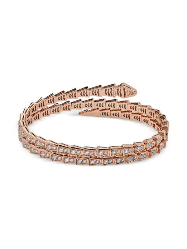 Bvlgari セルペンティ ヴァイパー ダイヤモンド ブレスレット 18K