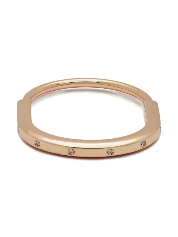 Tiffany & Co. Lock ダイヤモンド ブレスレット 18Kローズゴールド