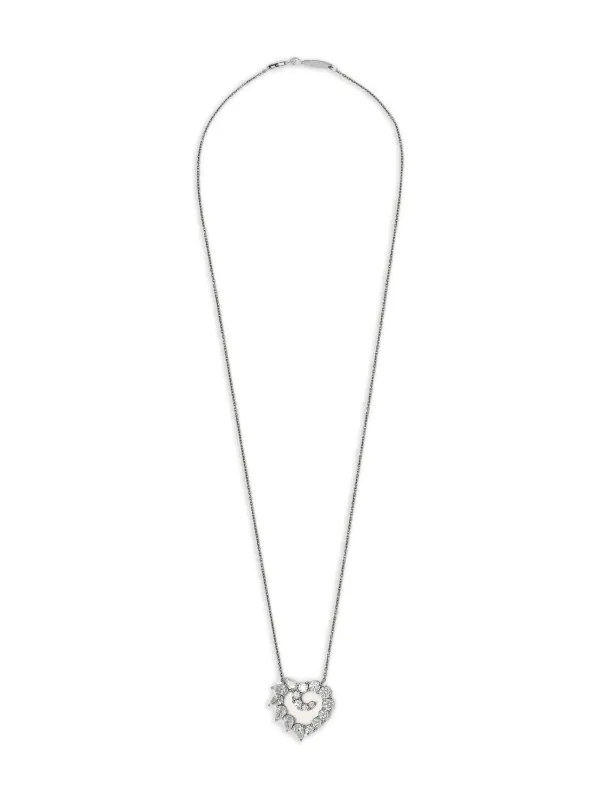 Harry Winston Garland ダイヤモンド ネックレス プラチナ | シルバー