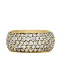 Jacob & Co. 18K yellow gold diamond ring