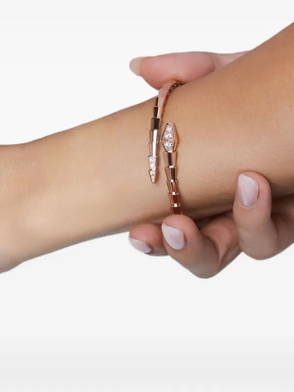 Bvlgari セルペンティ ヴァイパー ダイヤモンド ブレスレット 18K