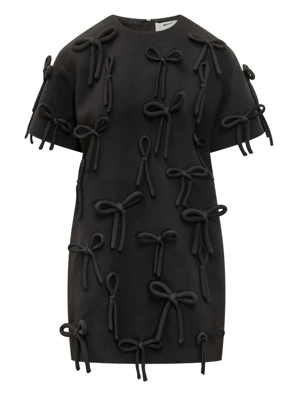 MSGM bow-embellished dress Zwart