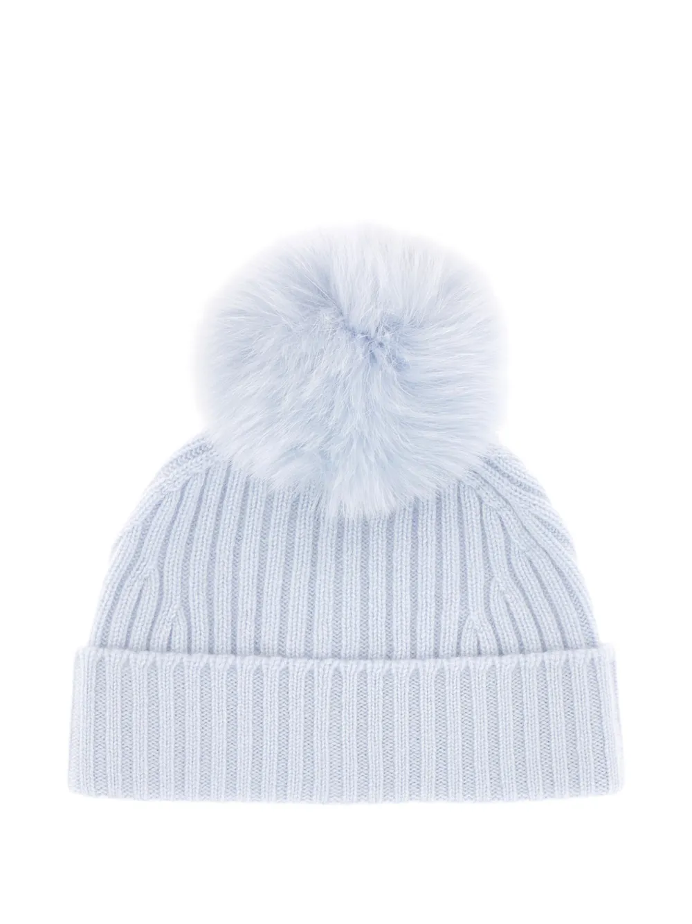 Vanisè ribbed-knit beanie hat - Blauw