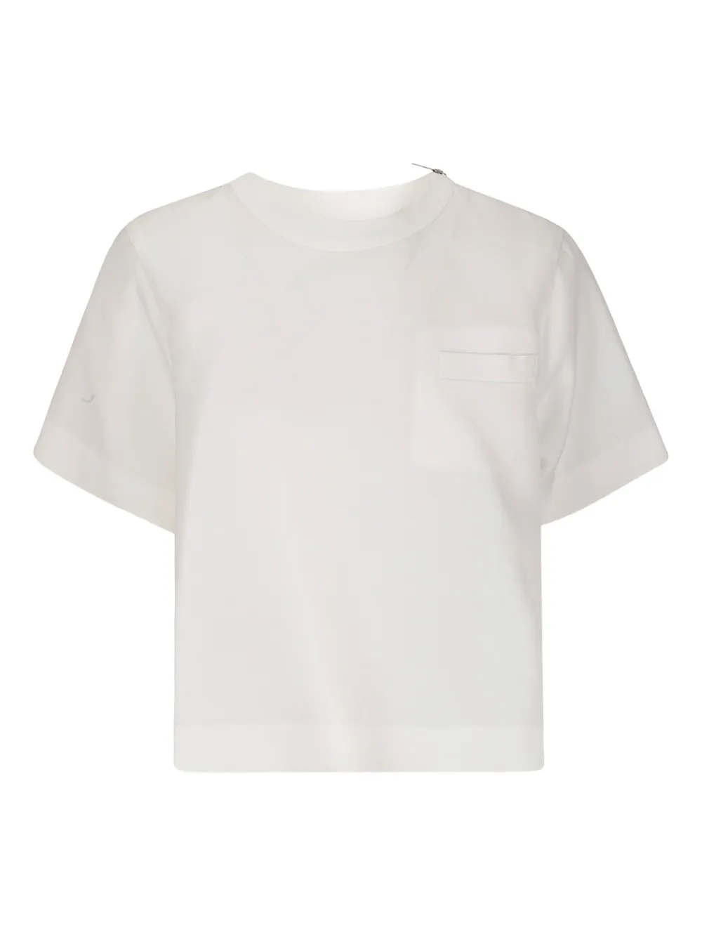 Sacai pocket-detail short-sleeve pullover Wit