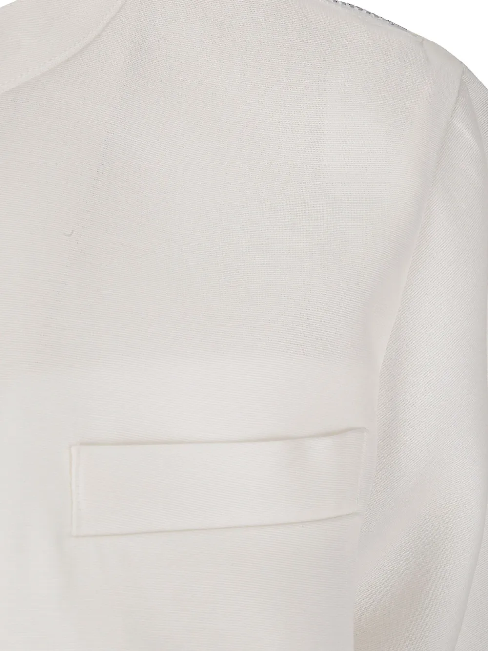 sacai pocket-detail short-sleeve pullover Wit