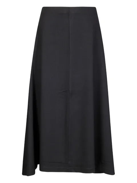 HIRA asymmetrical-hem midi skirt