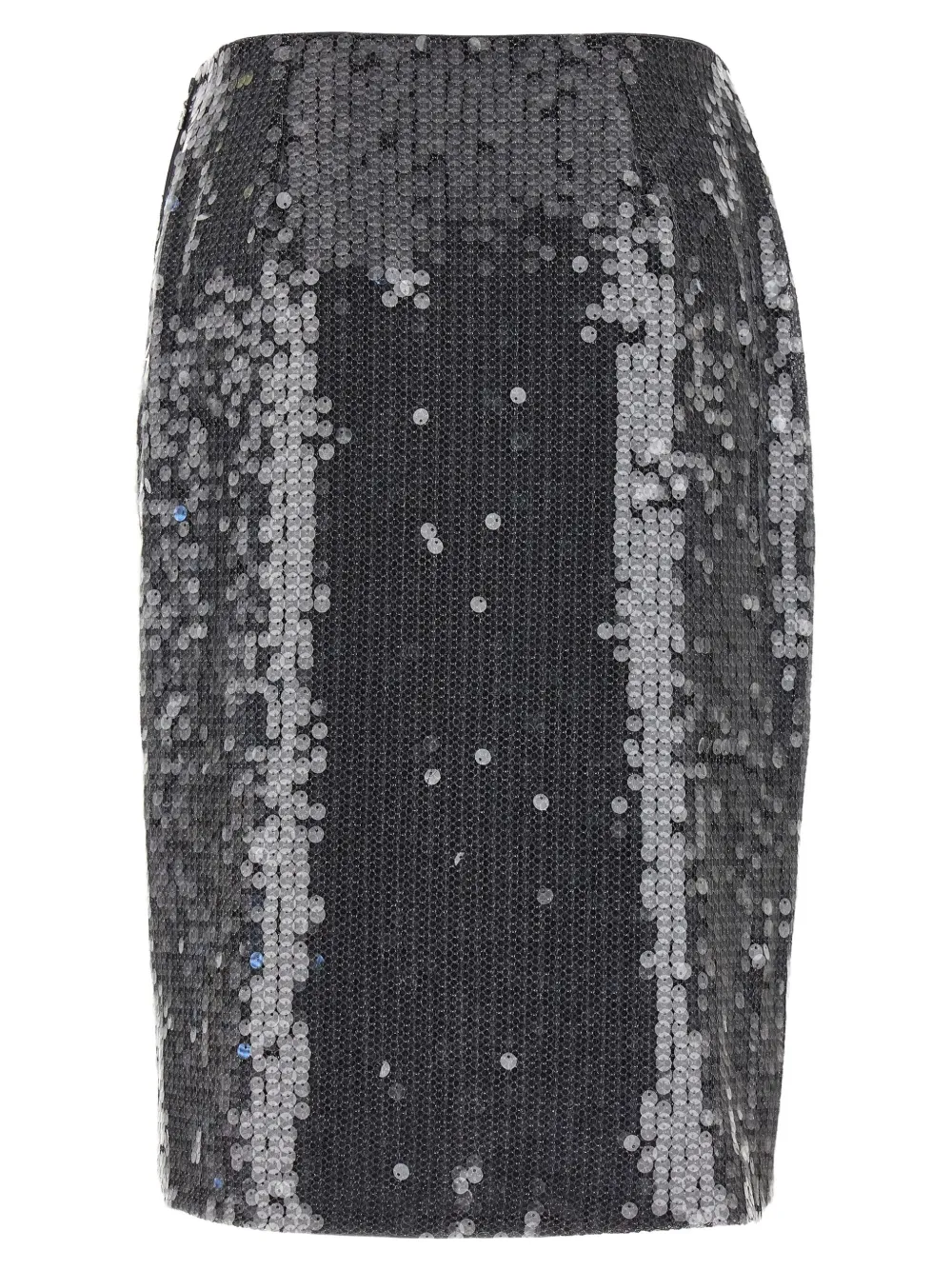 Rotate Birger Christensen Sequin Midi Straight Skirt In Black