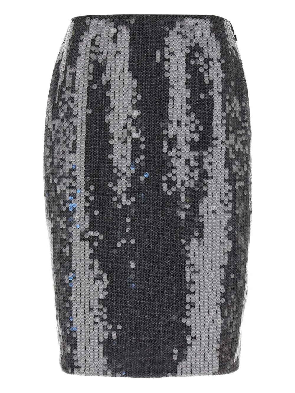 Rotate Birger Christensen Sequin Midi Straight Skirt In Black