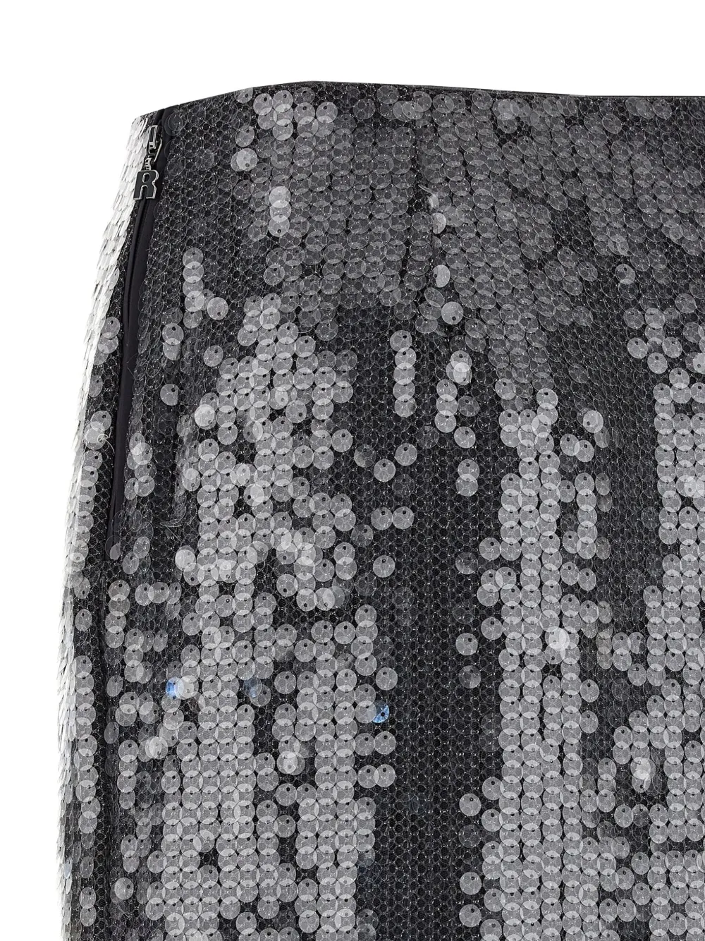 Rotate Birger Christensen Sequin Midi Straight Skirt In Black