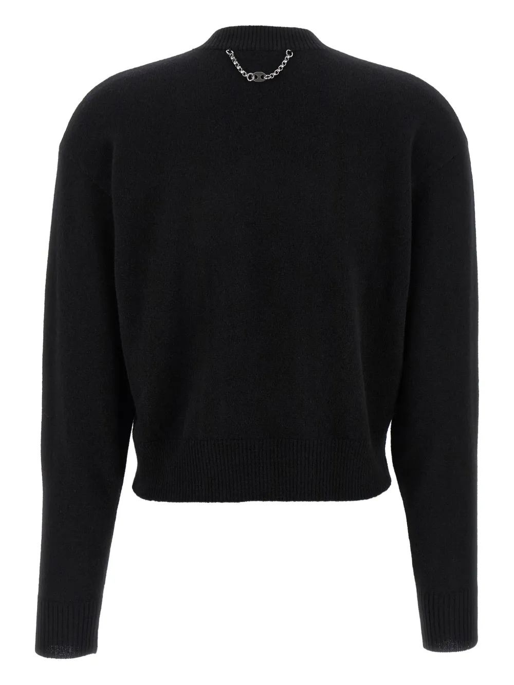 Rabanne crew-neck sweater Zwart