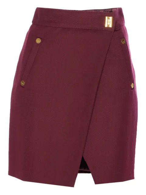 Elisabetta Franchi slit a-line skirt