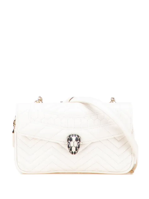 Bvlgari Pre-Owned 2000-2025 Leather Serpenti Forever Convertible satchel