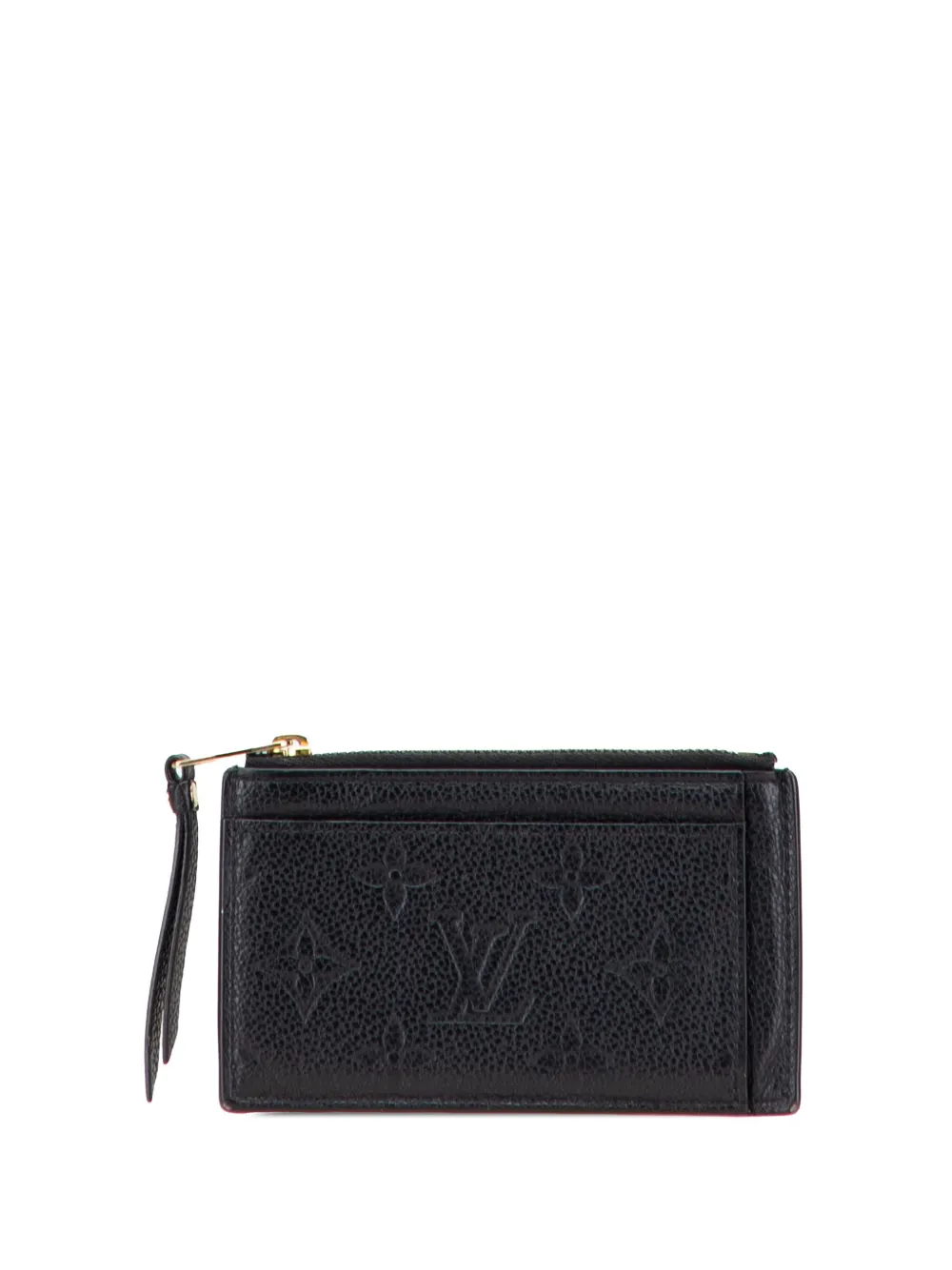 Louis Vuitton Pre-Owned 2024 Monogram Empreinte Zip coin pouch - ブラック Louis Vuitton Pre-Owned 2024 Monogram Empreinte Zip coin pouch - ブラック