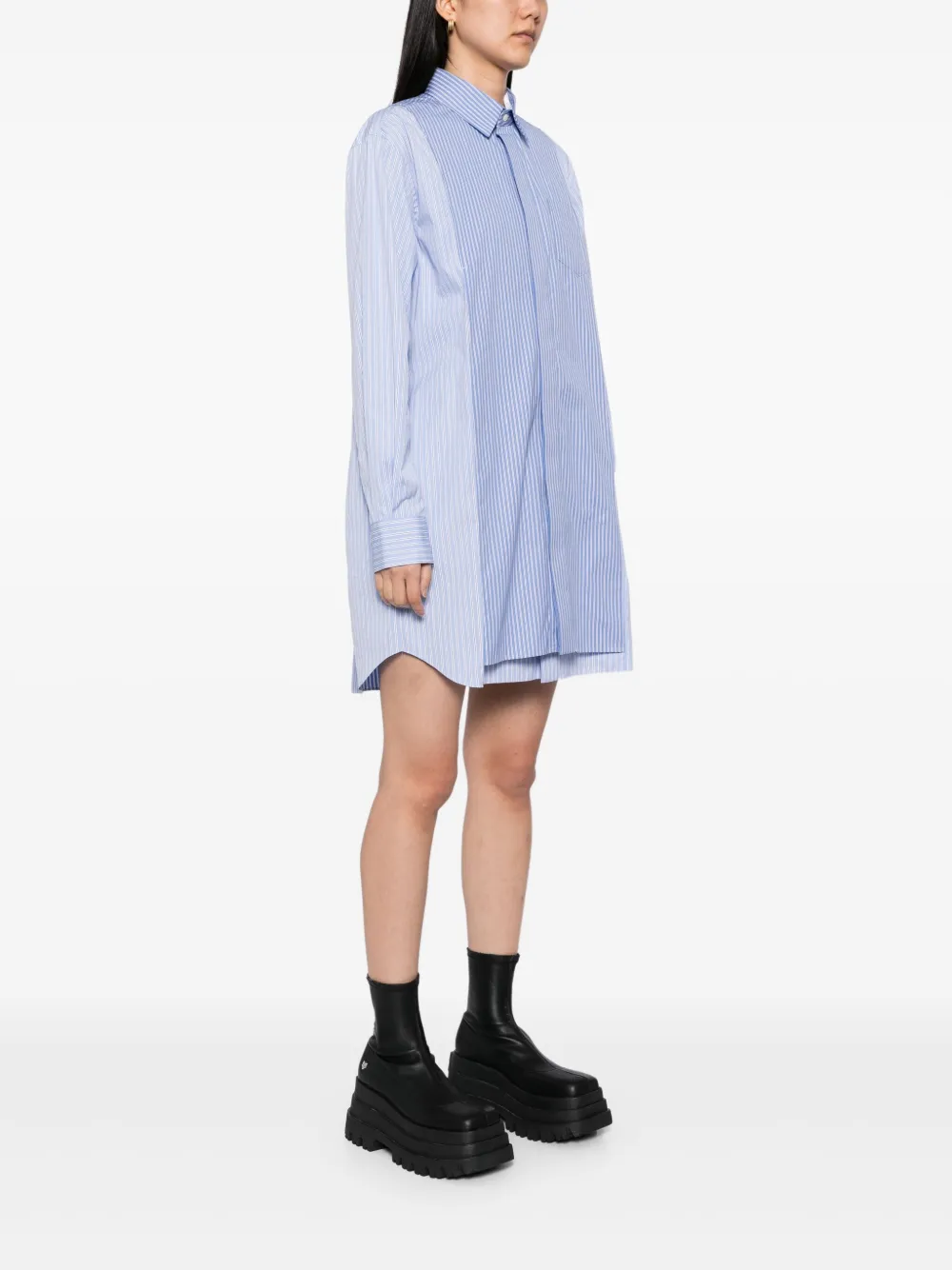 sacai Gestreept blouse Blauw
