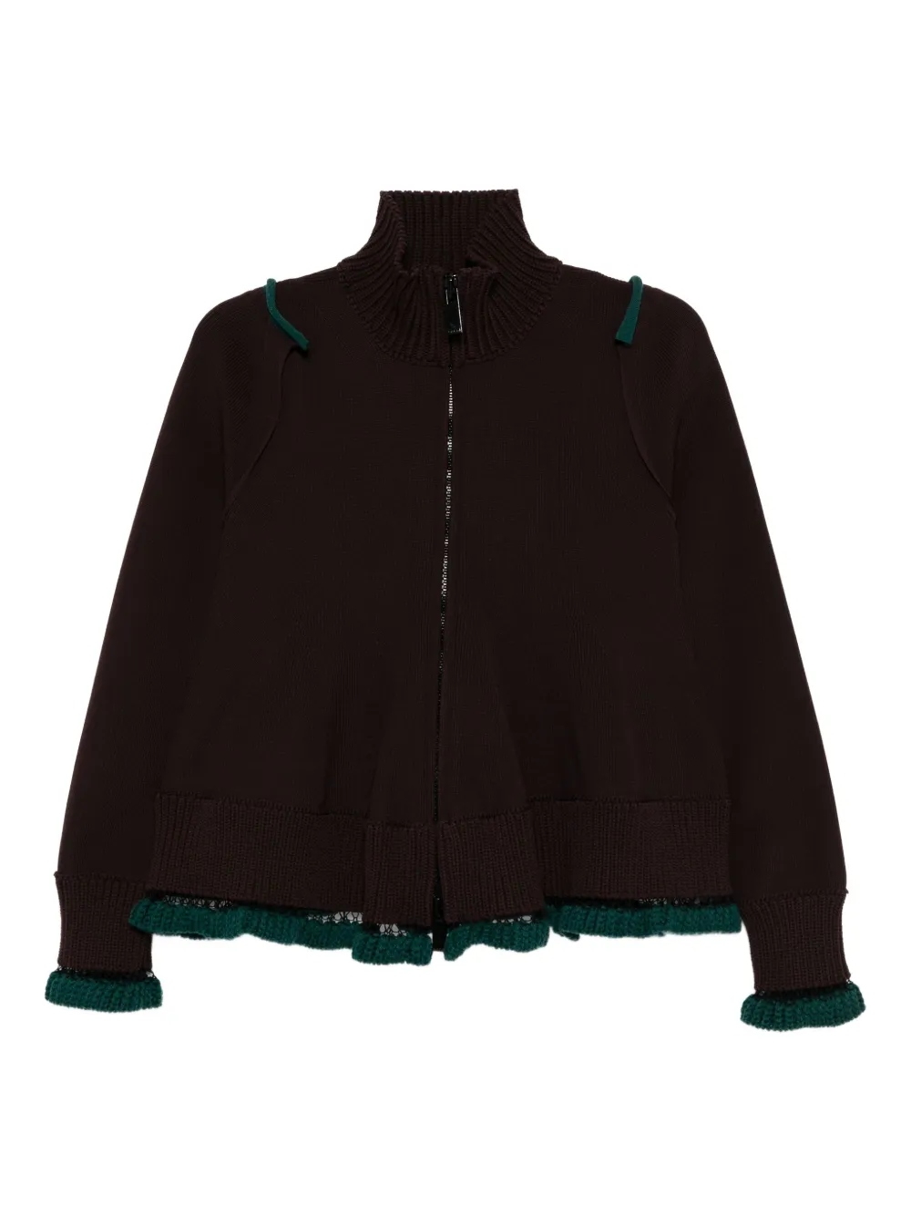 sacai Maglia cardigans | Brown | Image 1