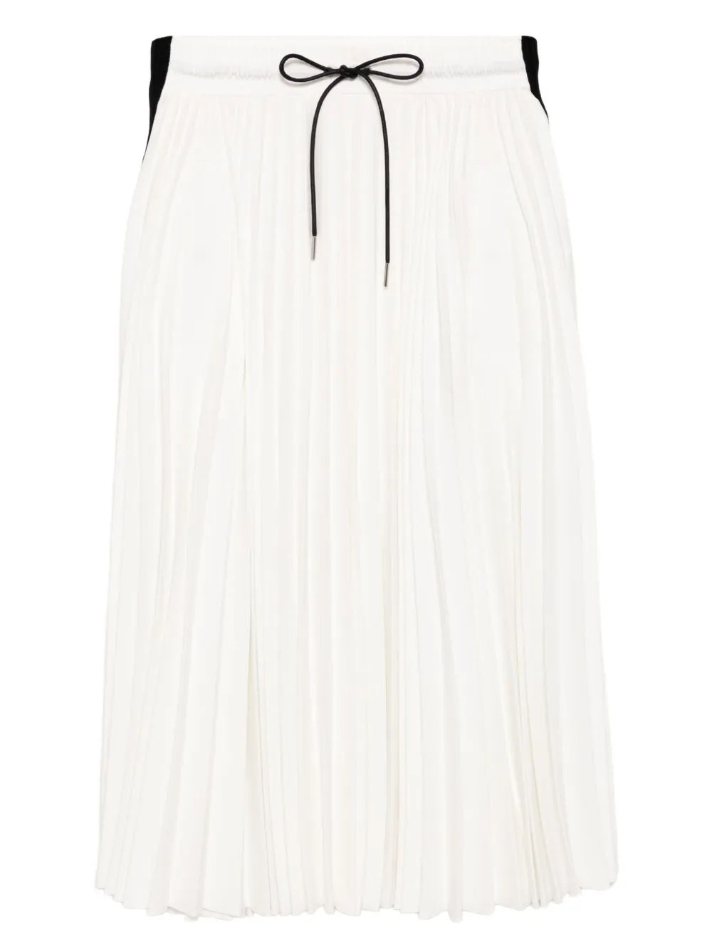 Sacai Matelasse plooirok Wit